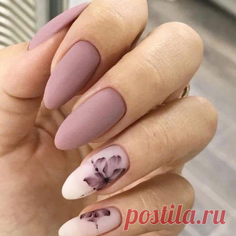 Маникюр цвета «Пыльная роза» — стильно, нежно, женственно! — Нескучно