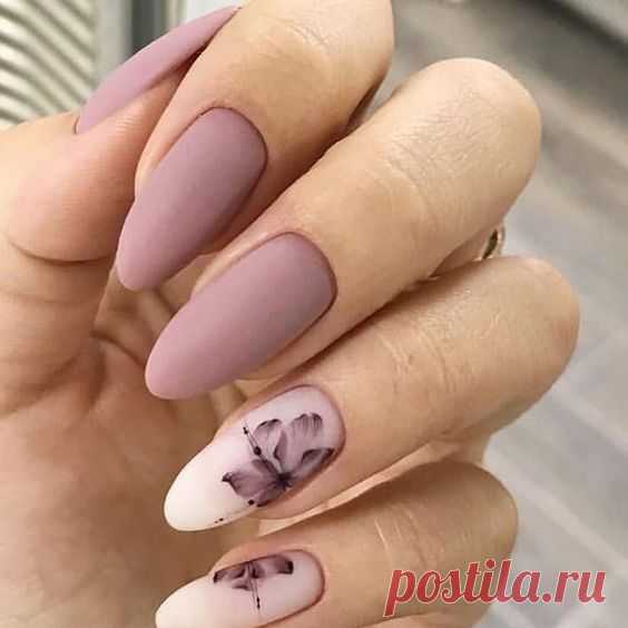 Маникюр цвета «Пыльная роза» — стильно, нежно, женственно! — Нескучно
