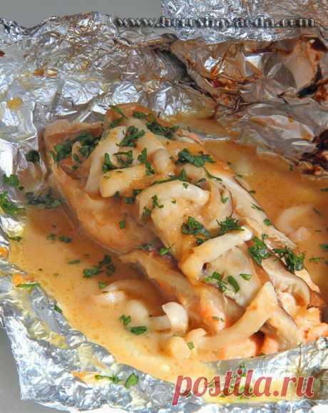 Нежнейшее филе лосося запеченное под солоновато-сладким соусом... - Вкусные рецепты