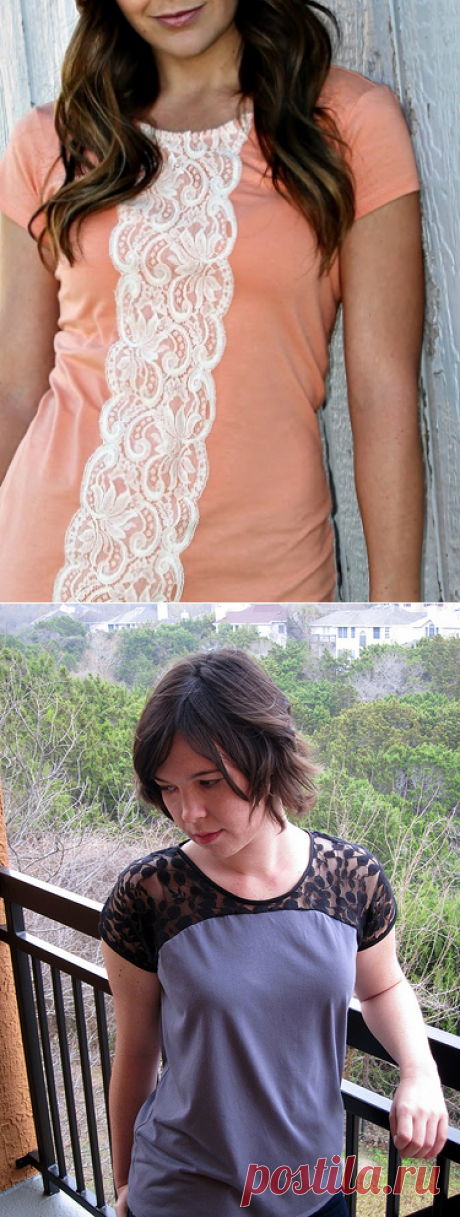 Украсим одежду кружевомБлог о рукоделии и моде | Блог о рукоделии и моде