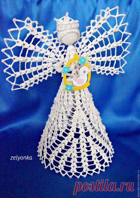 Ангел Феличита – купить в интернет-магазине на Ярмарке Мастеров с доставкой Ангел Феличита - купить или заказать в интернет-магазине на Ярмарке Мастеров | Авторская работа, Ангел связан крючком, в&hellip;