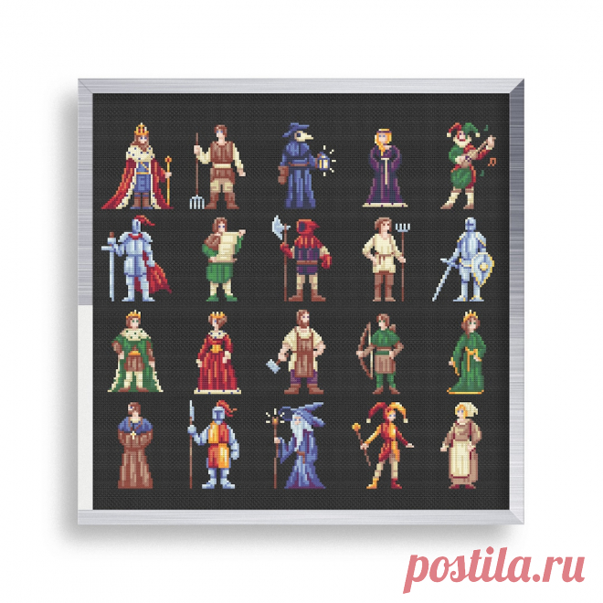 20 Tiny Medieval People Cross Stitch Pattern Set , Mini King Queen Cross Stitch , Small Wizard Stitch Pattern , Dr plague Pattern - Etsy España Los compradores de Etsy han marcado este artículo de Patrones y cianotipos de TeenyWeenyXStitch 150 veces como favorito. Se envía desde Estados Unidos. Fecha de publicación: 27 nov 2024