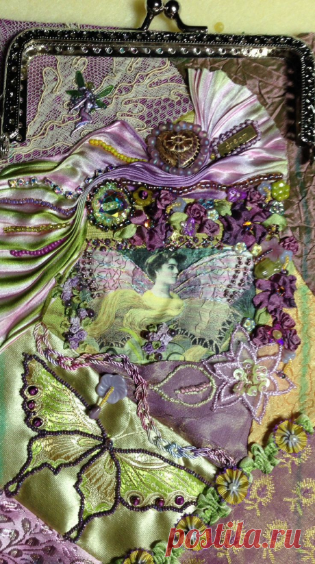 Sharon Browne приколол(а) это к доске Crazy Quilting...