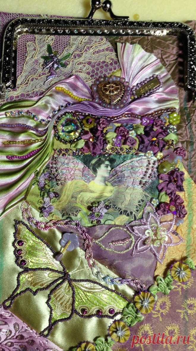 Sharon Browne приколол(а) это к доске Crazy Quilting...
