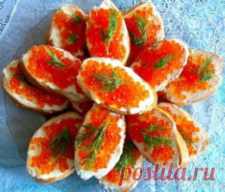 Праздничные бутерброды: вкусные рецепты с фото
