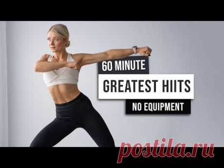 60 MIN BEST OF ✨ Workout - Full Body HIIT Cardio + Abs ! No Equipment, No Repeat