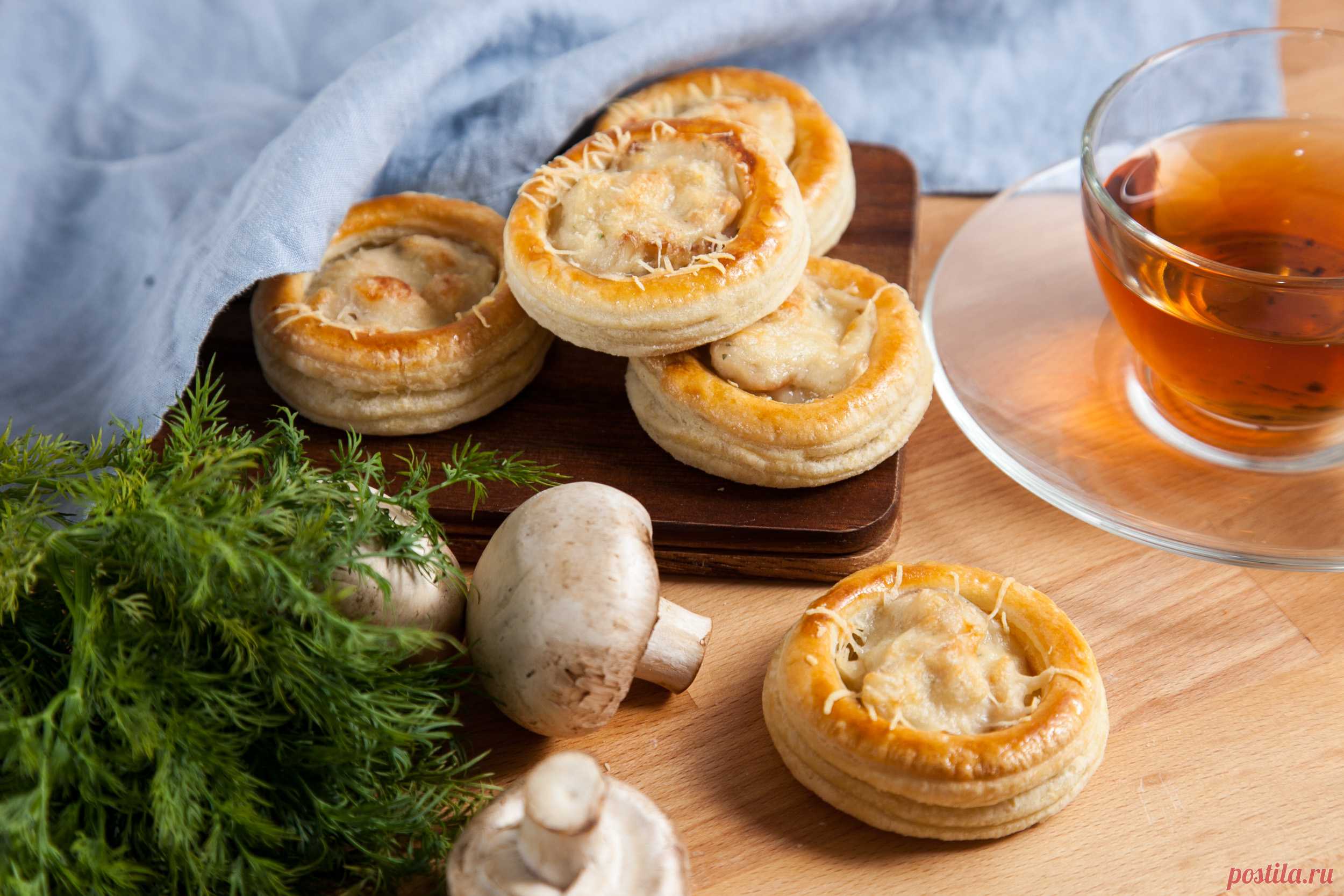 Жюльен в стаканчиках из слоеного теста - пошаговый рецепт с фото - как приготовить - ингредиенты, состав, время приготовления - Mail Дети