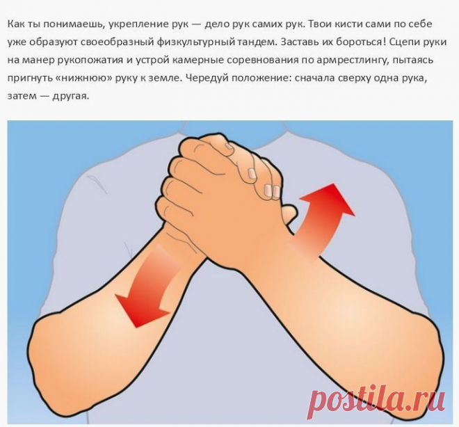 Как тренировать мышцы рук.