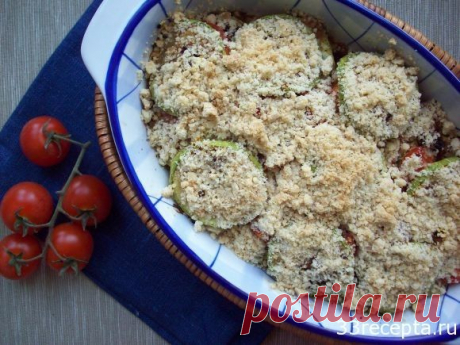 Крамбль из кабачков