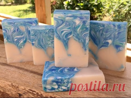 Linear Mantra Marbles Swirl in CP Soap