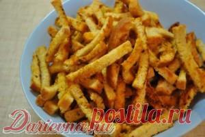 Как приготовить вкусные сухарики - Простые рецепты Овкусе.ру