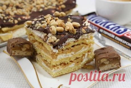 Торт «Воздушный сникерс»