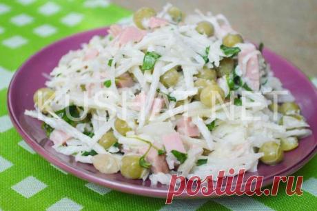 Салат из редьки с сыром. Пошаговый рецепт с фото - Кушать нет