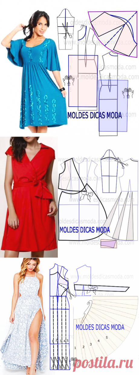 Моделирование платьев — Сделай сам, идеи для творчества - DIY Ideas