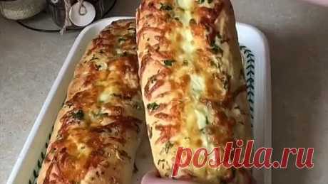 Чесночные багеты с сыром
