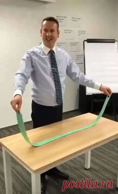 How to quickly tie a tie knot