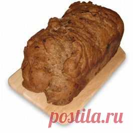 Рецепт заварного черного хлеба с черносливом для хлебопечек