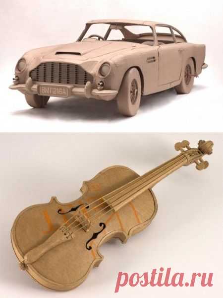 Скульптуры из картона