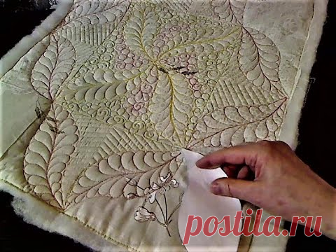 Простые способы разметки ткани для сложных узоров стежки.