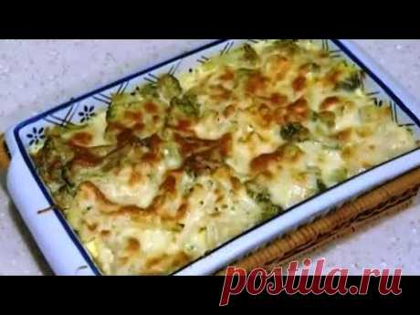 Гратен из ЦВЕТНОЙ капусты и БРОККОЛИ / Быстрые рецепты НА СКОРУЮ РУКУ / Кухня на шпильках