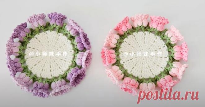 铃兰花杯垫：桌面装饰，实用美观