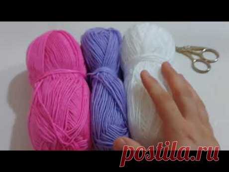 Easy Crochet Baby Blanket, прямоугольная шаль Схемы для начинающих / Схема вязания крючком