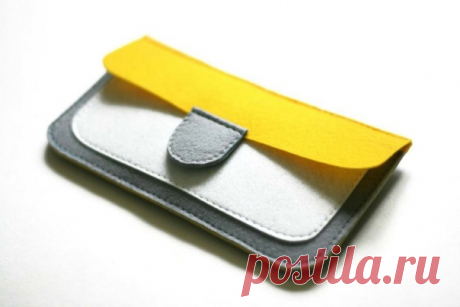 Кошелёк из фетра своими руками