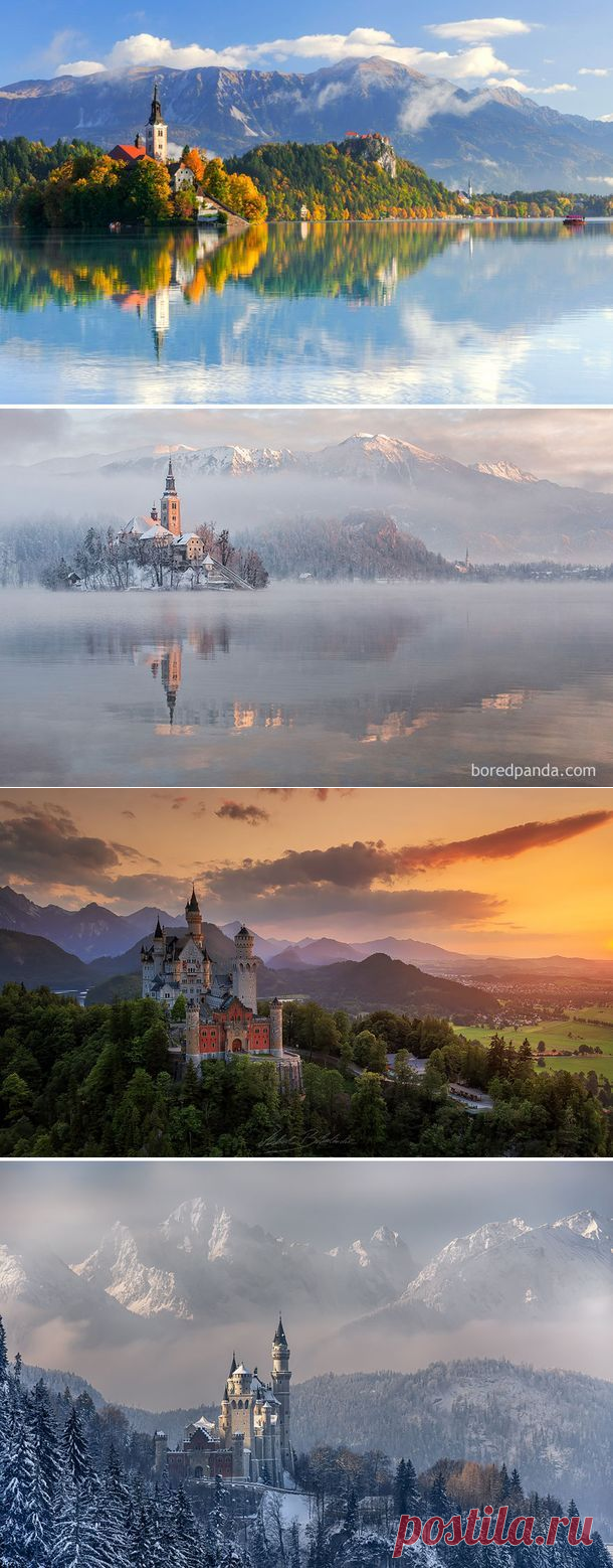 25 фотографий, на которых зима всё преобразила, ДО и ПОСЛЕ