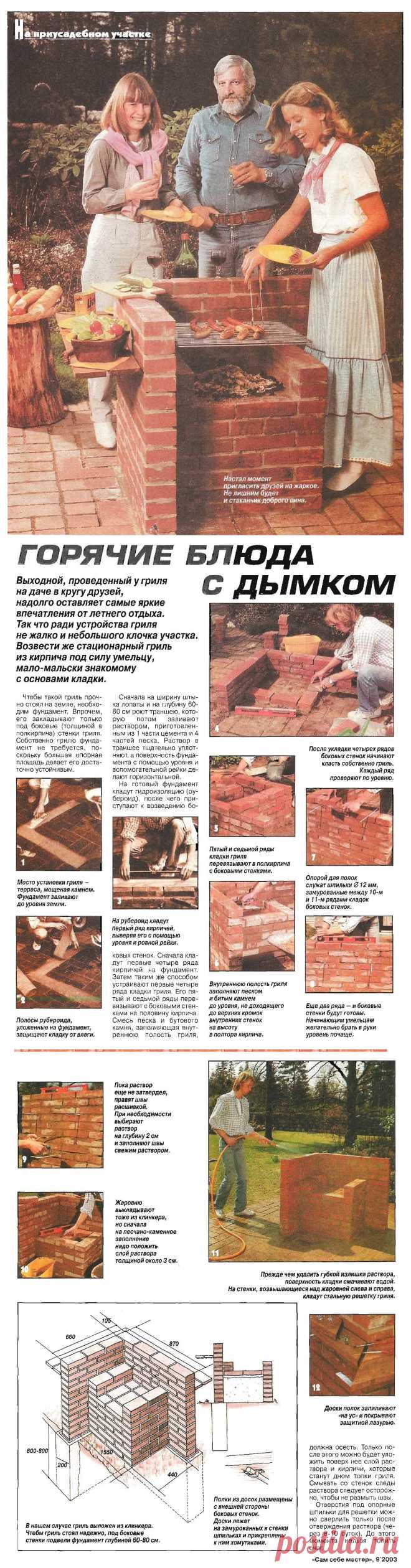 Возводим гриль на даче