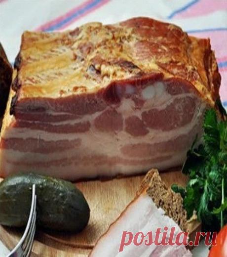 Сало получается,как копченое! Но коптить мы его не будем! 1 кг сала с мясно...