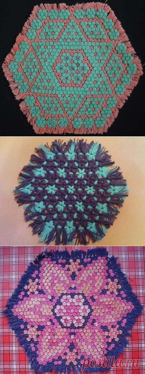 САЛФЕТКА не сшита и не связана.