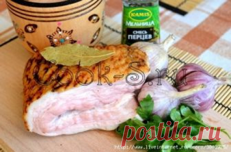Маринованное сало - с каждым днем будет становиться все вкусней и вкусней...