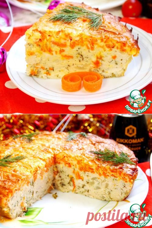 Курино-творожный пирог.