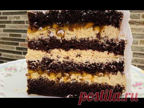 Торт СНИКЕРС! Бюджетный, НО ОЧЕНЬ ВКУСНЫЙ ТОРТ! Красивый торт!