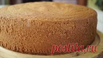 Бисквит который никогда не опадает! Вкус изумительный и совсем не крошится
