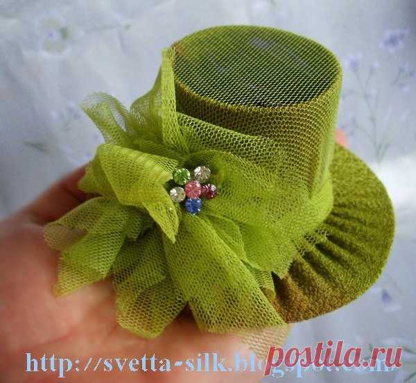 Чудная шляпка для кукол