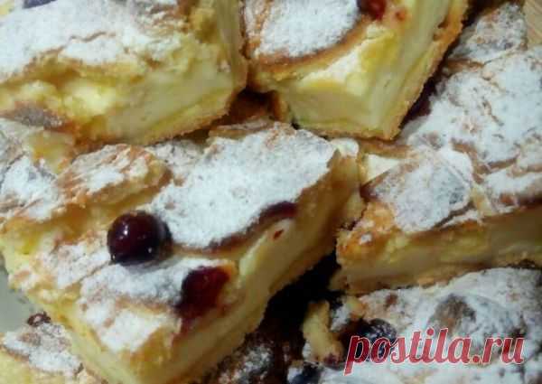 Творожный пирог нежняшка Автор рецепта Людмила - Cookpad