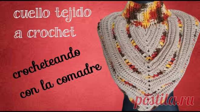 cuello a crochet punto puff 🥰😍 parte#2 (MODIFICACION) fácil y rápido crocheteando con la comadre