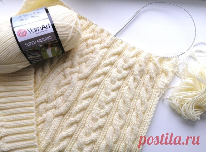 Косы спицами: подборка узоров и хитрости вязания | Студия Hand Made | Яндекс Дзен