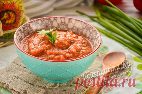 Соус из запеченных овощей к мясу: рецепт с фото Соус из сезонных запеченных овощей, получается вкусным, насыщенным и приятным. Такой соус прекрасно подходит к жаренному мясу. Рецепт с фото поможет в приготовлении.