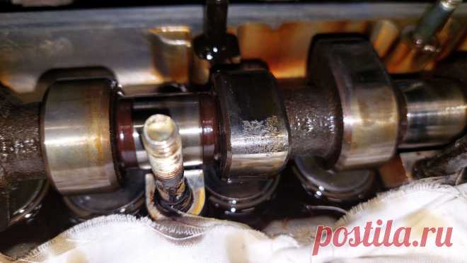 Сравнение нового и старого распредвала на двигателе 11186