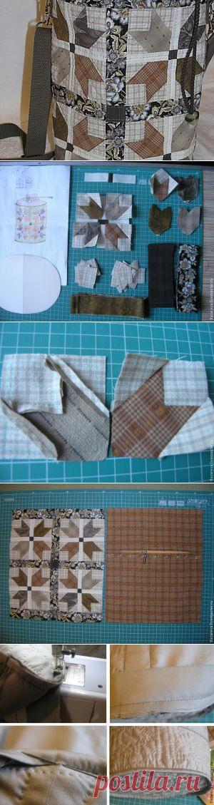 "Осень. Листья желтеют. Тепло": шьем лоскутную сумку-торбу - Ярмарка Мастеров - ручная работа, handmade