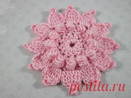 Вязаные цветы
