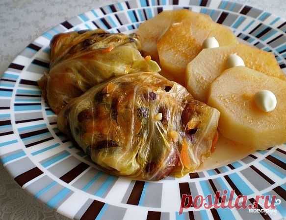 Голубцы с фасолью - пошаговый кулинарный рецепт на Повар.ру