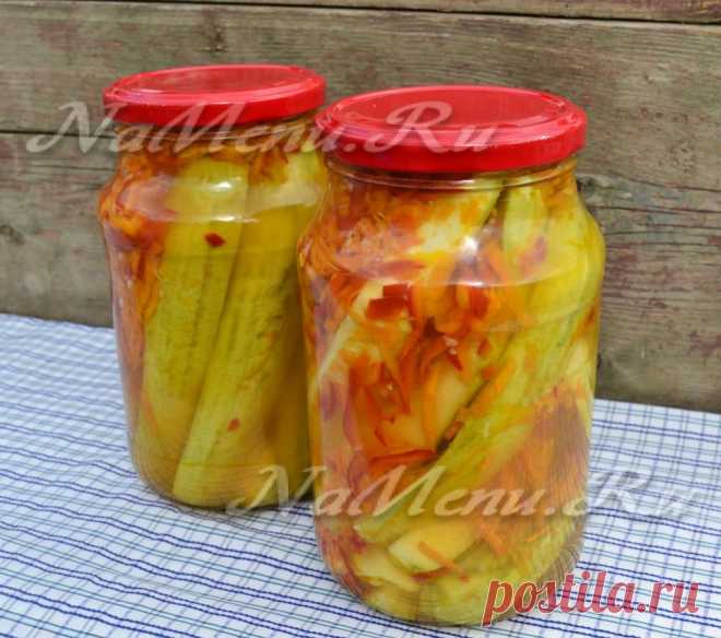Консервированные кабачки на зиму: рецепт