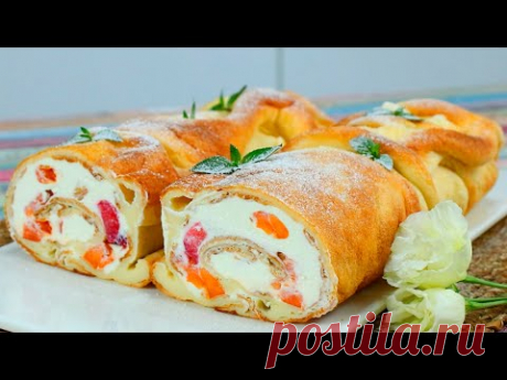 Вкуснее ЛЮБОГО РУЛЕТА, а Готовить Проще в 100 раз! Ленивый Финский Блин "Паннукакку"