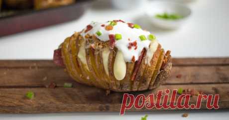 Оригинальный гарнир: картофель хассельбек — Вкусно!