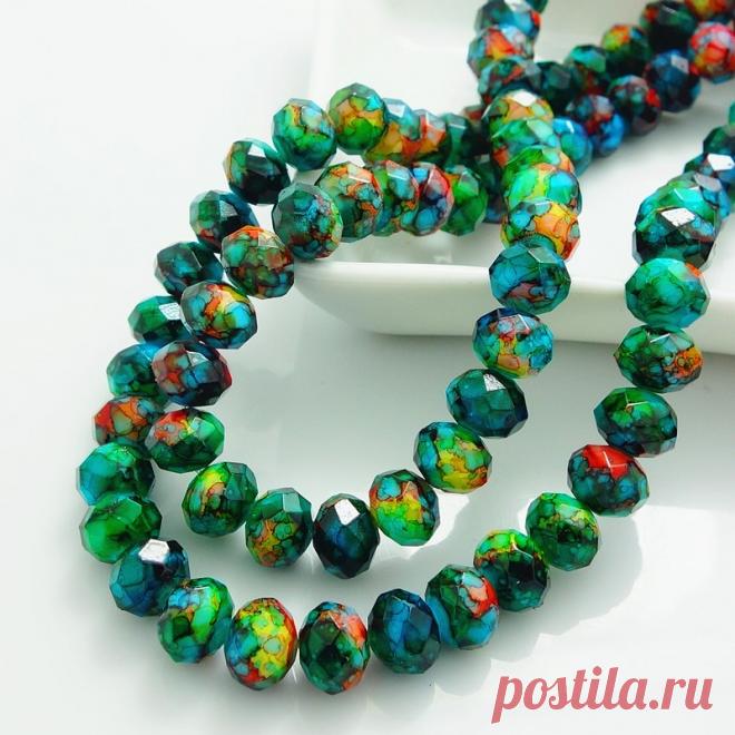 Австрийские граненые стеклянные бусины Isywaka, 4x6 мм, 50 шт., круглые бусины с отверстием для бижутерии, № 31r6 | Украшения и аксессуары | АлиЭкспресс