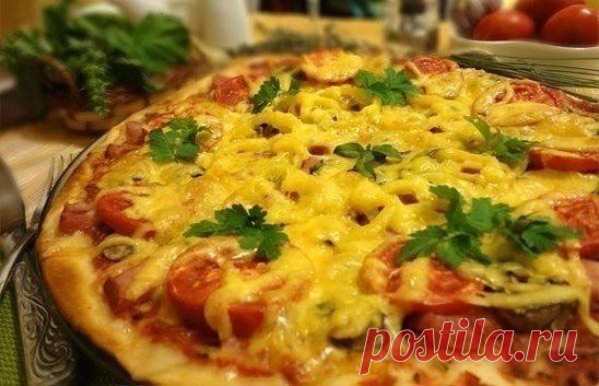 Рецепт тонкой итальянской пиццы