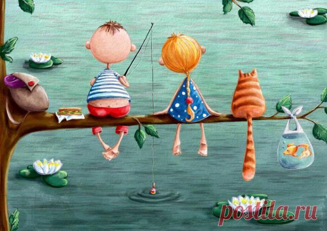 Добрые, милые, смешные. Художник – иллюстратор Elina Ellis. | Наслаждение творчеством